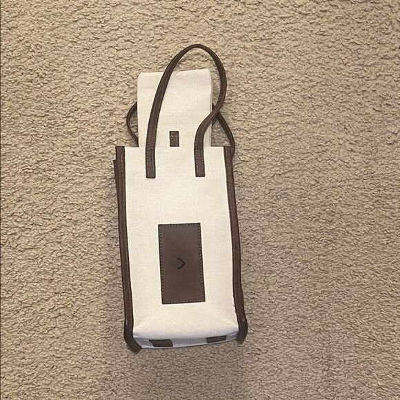 Handmade Handbags - Elegant Cream and Brown leather Bag